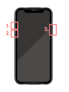 iPhone 8 以降（iPhoneⅩ、iPhone11）の強制再起動